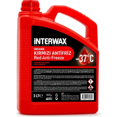 ANTİFİRİZ KIRMIZI 3 LT (-37) BEN-145337B-YS